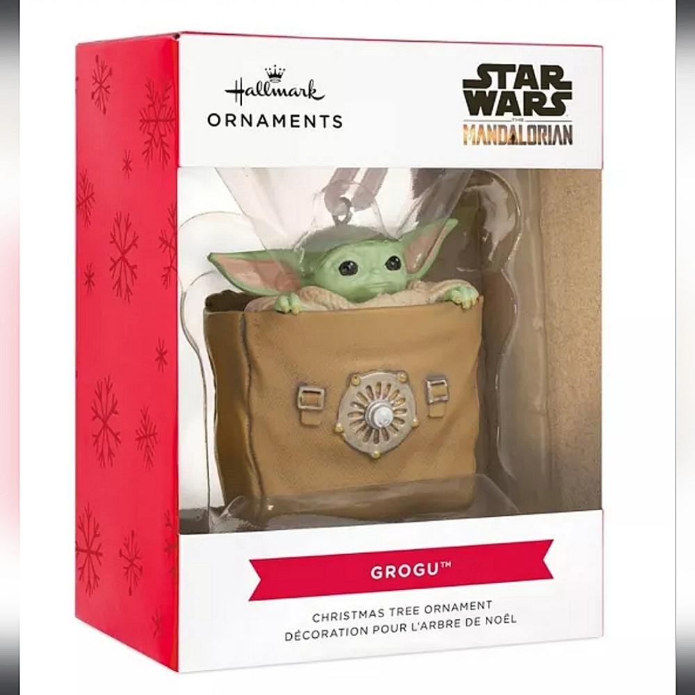 Star Wars: The Mandalorian Grogu in Bag Christmas Tree Ornament By Hallmark